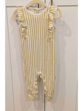 Pehr Yellow Stripe Kids One-Piece Romper